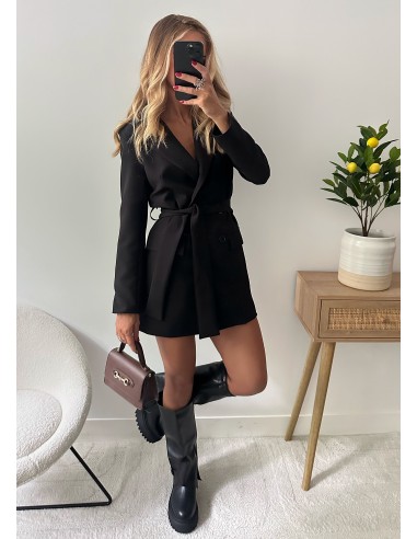 Robe blazer à ceinture HILAIRE destockage