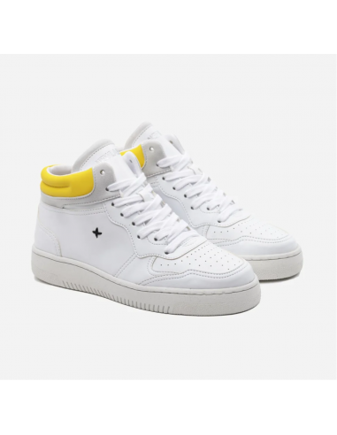 Baskets montantes New Lab - MID jaune/blanc 50% de réduction en Octobre 2024