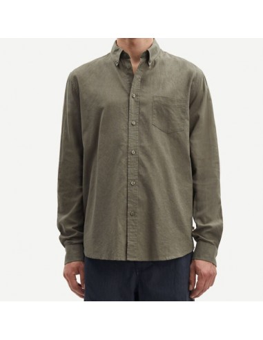 Chemise Liam dusty olive - Samsoe Samsoe hantent personnes