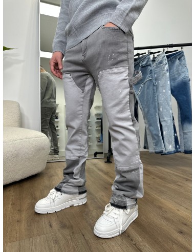 Jean FLARE gris les muscles