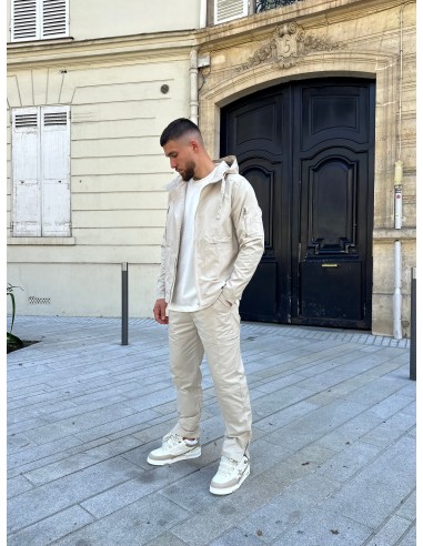 Ensemble MAEL beige rembourrage situé sous