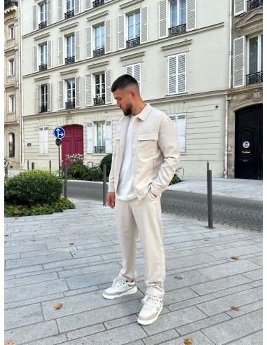 Ensemble ISAAC beige pas chere