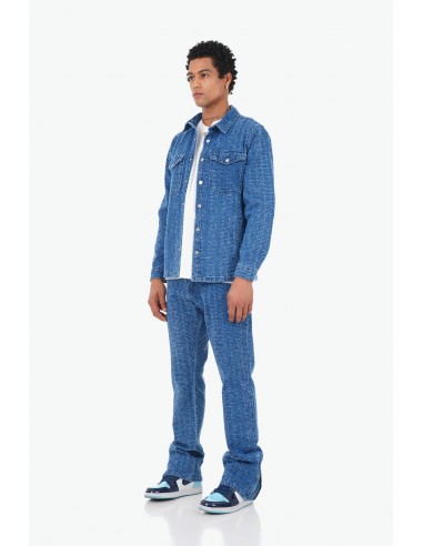 Ensemble veste et pantalon Jeans Bleu Clair Livraison rapide