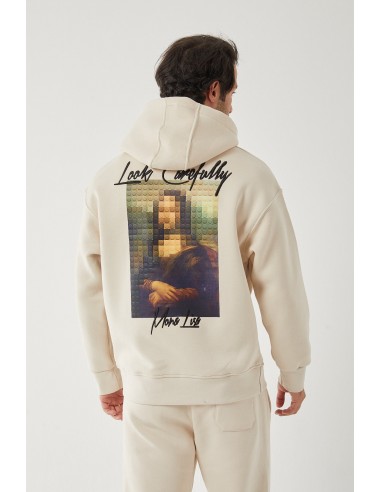 Sweat Capuche Mona Lisa Beige Vous souhaitez 