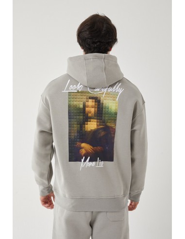 Sweat Capuche Mona Lisa Gris Comment ça marche