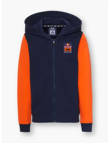 Sweat à Capuche Zip Enfant KTM Red Bull Racing Team Navy-Orange france