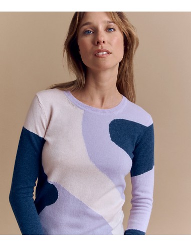 Pull maille en laine et cachemire ALIVAGUE/84096/891 50-70% off 