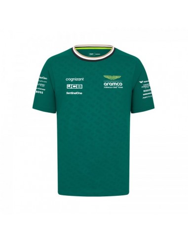 T-Shirt Aston Martin Team Vert en linge