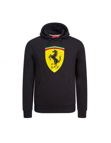 Sweat à capuche Scuderia Ferrari Rouge / Noir de pas cher