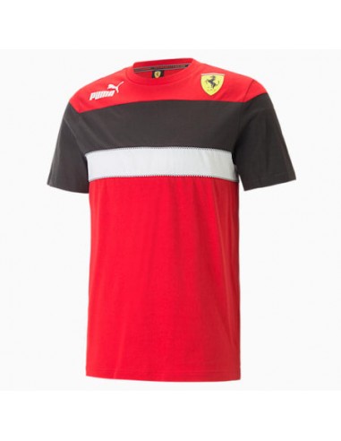 T-Shirt FERRARI Motorsport SDS Rouge livraison gratuite