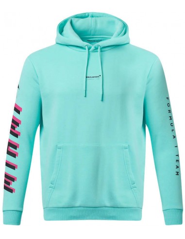 Sweat à Capuche McLaren Miami Néon Aqua Sky Venez acheter