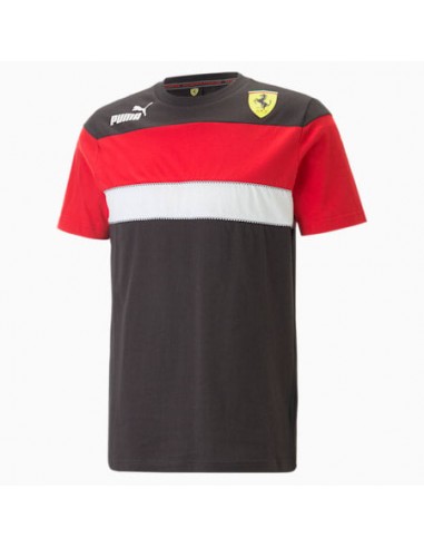 T-Shirt FERRARI Motorsport SDS Noir plus qu'un jeu 