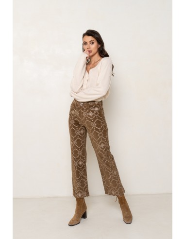 Pantalon en velour Diana sur le site 