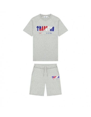 Trapstar Chenille Decoded Short Set - Grey Revolution l'évolution des habitudes 