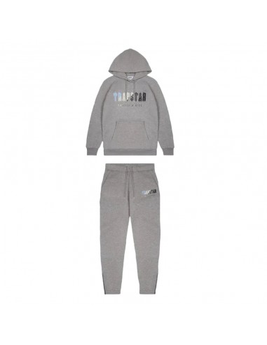 Trapstar Chenille Decoded Hooded Tracksuit - Grey Ice Flavours  Edition suggérées chez