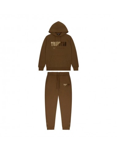 Trapstar Chenille Decoded Hooded Tracksuit - Earth Brown Profitez des Offres !