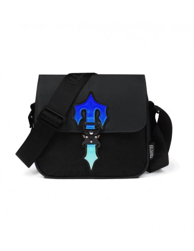 Trapstar Irongate T Cross-Body Bag - Black / Gradient Blue à prix réduit toute l'année