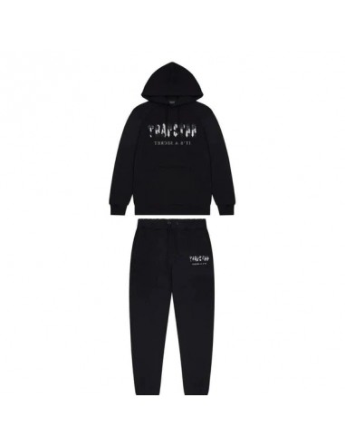 Trapstar Chenille Decoded Hooded Tracksuit - Black Camo Edition livraison et retour toujours gratuits