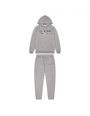 Trapstar Chenille Decoded Hooded Tracksuit - Grey Camo Edition une grave pollution 