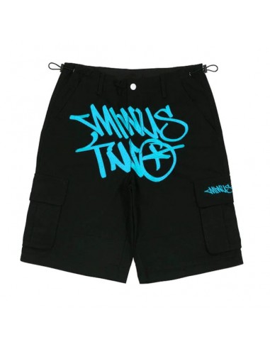 Short Minus Two - Black Ice Blue de pas cher