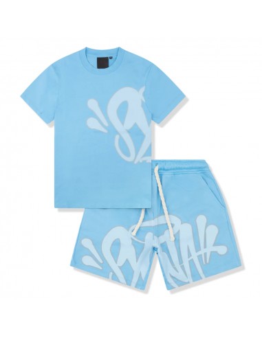 Syna World Full Short Set - Blue pas chere