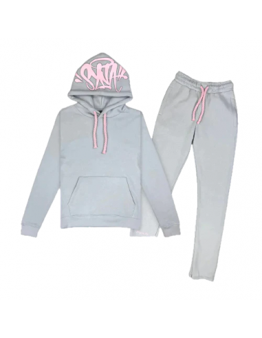 Syna World Logo Tracksuit - Grey / Pink Livraison rapide