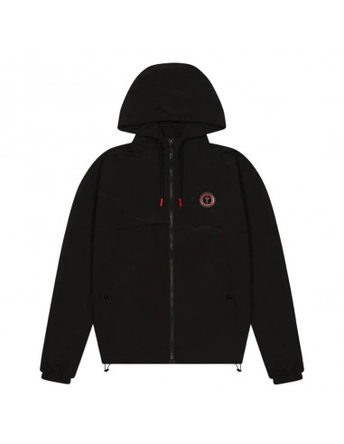 Trapstar Irongate Windbreaker Jacket - Black/Red rembourrage situé sous