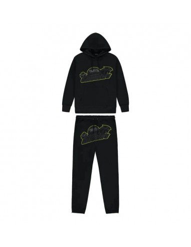 Trapstar Shooters Hooded Tracksuit - Black Lime les ctes