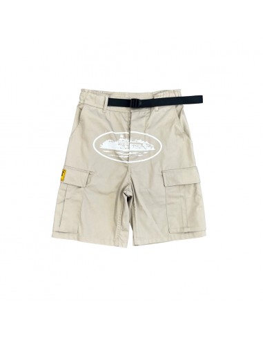 Corteiz Cargo Short - Cream/White soldes