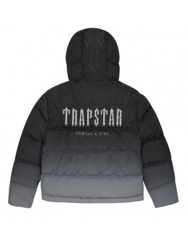 Trapstar Decoded Hooded Puffer Jacket 2.0 - Black Gradient en linge