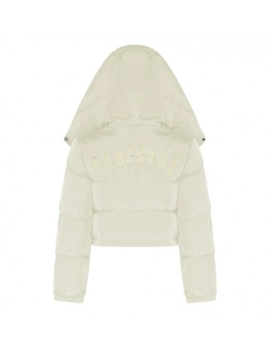 Trapstar Women's Irongate Detachable Hooded Puffer Jacket - Cream acheter en ligne