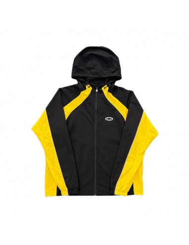 Corteiz - Alcatraz Sun & Rain WindBreaker - Black/Yellow Faites des économies