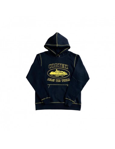 Corteiz Superior Hoodie - (BLACK/YELLOW) les ligaments