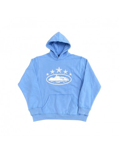 Corteiz 5 Starz Alcatraz Hoodie - (BABY BLUE) En savoir plus