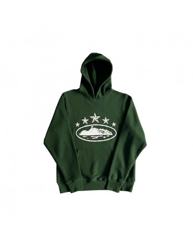 Corteiz 5 Starz Alcatraz Hoodie - (GREEN) 2 - 3 jours ouvrés.