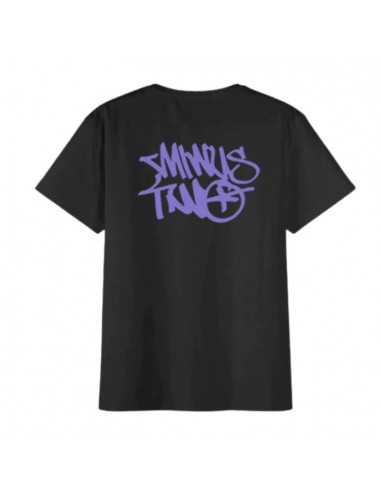 T-shirt Minus Two - Black Purple Profitez des Offres !