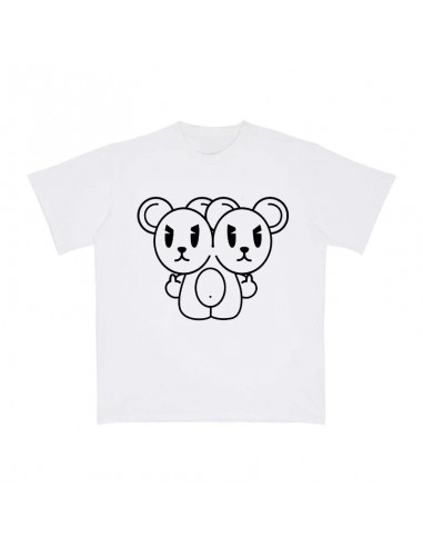 T-shirt Minus Two Mascot - White soldes