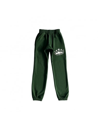 Corteiz 5 Starz Alcatraz Jogging - (GREEN) les muscles