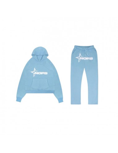 Nofs Tracksuit - Baby Blue brillant des détails fins