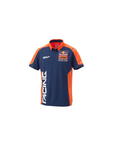 Polo KTM Red Bull Racing Replica Navy-Orange rembourrage situé sous