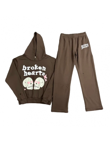 Broken Planet Broken Heart Tracksuit Brown en ligne des produits 