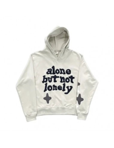 Broken Planet Market Alone But Not Lonely Hoodie White 2023