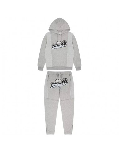 Trapstar Shooters Technical Hooded Tracksuit - Grey/Blue Toutes les collections ici