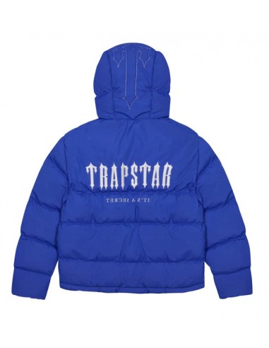 Trapstar Decoded Hooded Puffer Jacket 2.0 - Dazzling Blue votre