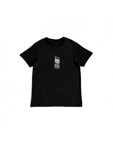 Syna World Mobile Tee Short Sleeve T-shirt - Black l'évolution des habitudes 