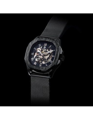 Black Mesh Interchangeable Strap s'inspire de l'anatomie humaine