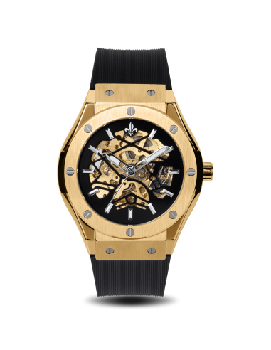 Prague Skeleton Automatic Deluxe - Gold une grave pollution 