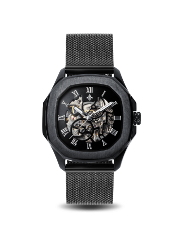 The Avalon Black + Black Mesh Interchangeable Strap store