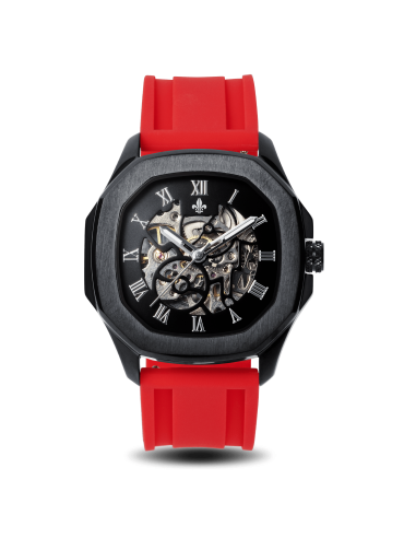 The Avalon Black + Red Silicone Strap Comment ça marche