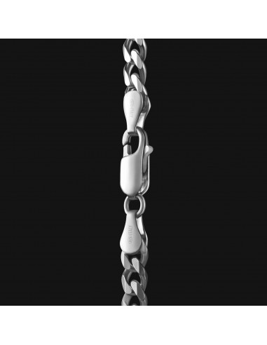 The Silver Cuban Bracelet - Italian Collection s'inspire de l'anatomie humaine